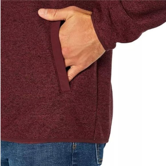 Eddie Bauer Fleece Sweater Pullover 1/4 Snap Front Small Oversized NWT - Picture 4 of 9